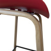 Пластиковый барный стул "C48" (красный)
