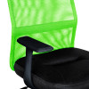 Кресло FB-88 (мет.каркас) (разн.цв.) подл.пл.Г-17,крест.пл.d416/ 670-1/ 680 м/п, кол JL зеленый