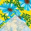Полотенце Доляна «Хризантемы» 25х50 см