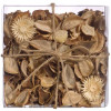 Набор сухоцветов из натуральных материалов, с ароматом "Ванили" (11,5х6х11,5 см)