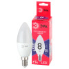 Лампы СВЕТОДИОДНЫЕ ЭКО LED B35-8W-865-E14 R  ЭРА (диод, свеча, 8Вт, хол, E14) 5888