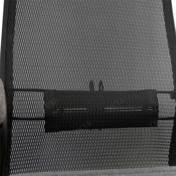 Кресло "Сакура Плюс" сетка черная,гобелен серый 17М Кресло "Сакура Плюс" сетка черная,гобелен серый 17М