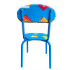 (СТУ5/2) Стул детский зверята на синем