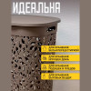 Корзина для белья "ФЛОРА" 35 л (французcкий серый)