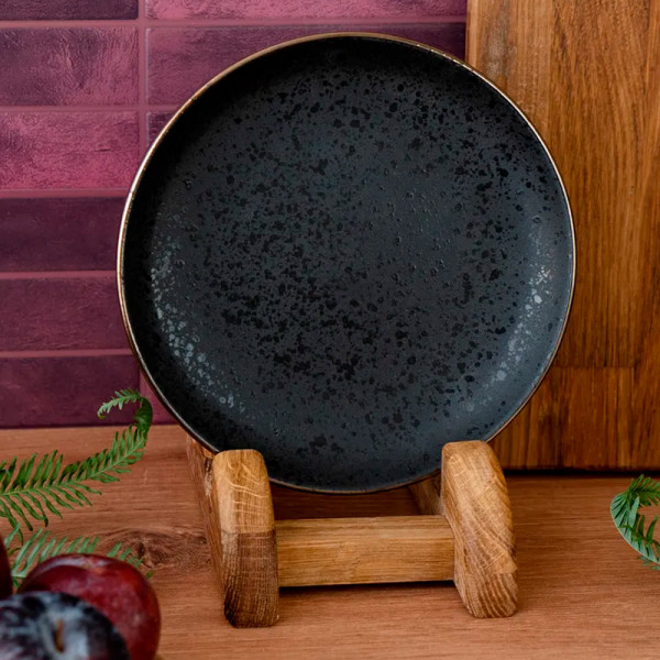 Тарелка десертная 18см 19S509S/P Elite black Тарелка десертная 18см 19S509S/P Elite black