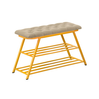 Подставка для обуви Эдсон (цв. золото; гобелен DREAM BEIGE)