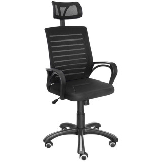 Кресло мод.МИ-6F (сид.ортопед) черный