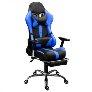 Кресло игровое "Strike Turbo" (черный+синий)