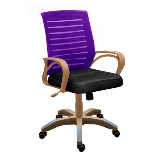 Кресло мод.МИ-6 (разн.цв.) (сид.ортопед) подл.209,крест.680 м/п, кол JL фиолетовый