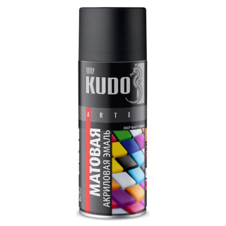 Универсальная акриловая эмаль "KUDO" RAL 9005 (чёрный матовый)