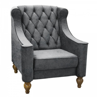 Кресло "Манчестер" (1 кзамPU/гоб.stock) NEVADA GREY