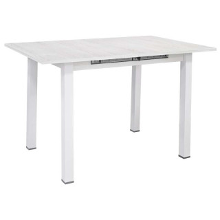 Стол раздвижной "Классик" 700х1140/1440 (белый, сосна белая)