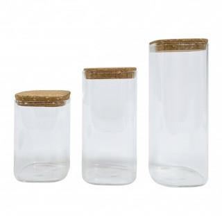 Набор  ёмкостей для сыпучих 3шт ZT-1701-2 (630,840,1050 мл).