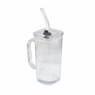Кружка с трубочкой  ZT-47 (225 мл)