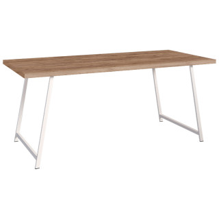 Стол "Арзу" (1600*800 столешница F цв.Люкс) дуб крафт табачный