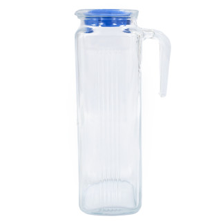 Графин с синей крышкой 80051 blue 1*12 KOSEM (1000 мл)