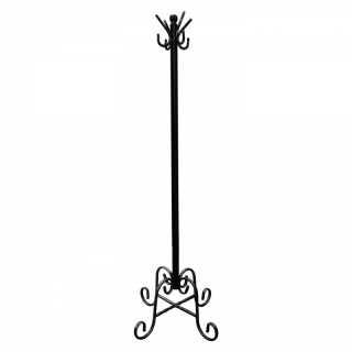 Вешалка "Ретро" (с коваными элементами) чёрный