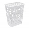 Корзина для белья "ХАОС" 32 л (белый) Корзина для белья "ХАОС" 32 л (белый)
