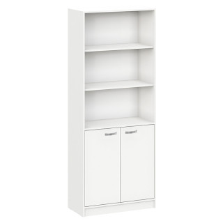 Стеллаж широкий "КУЛ-123" цв.Люкс Белый