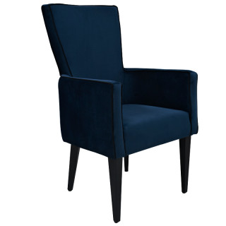 Кресло "Марлен" с кантиком (синий)