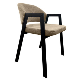 Стул Астра цв.каркас (кзам PU/гоб.stock (только Velutto, Goya, Noel)) бежевый (Bravo nut)