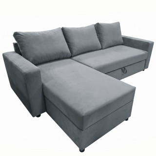 Диван Тога  (ДУ) / GROUND 05 (серый)