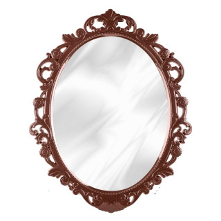 Зеркало в рамке "Ажур" 585х470мм (темно-коричневый)