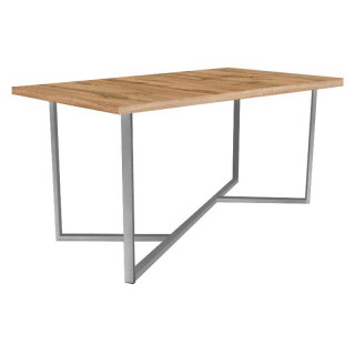 Стол Джаспер (столешница F) дуб крафт золотой