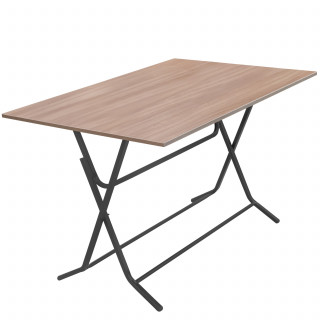 Стол складной "Спайк" 120х80 см (шимо-тёмный)