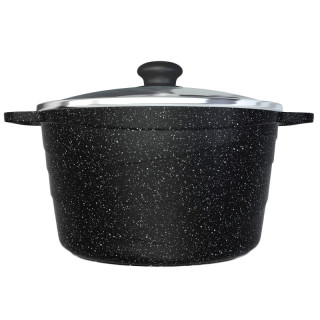 Кастрюля со стеклянной крышкой 4 л Neva Granite