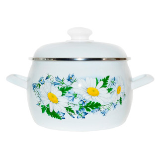 (С-4213АП2/4) Кастрюля "Ромашковое поле" 3,5 л