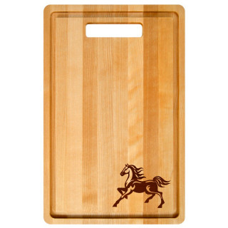 Доска разделочная с желобками «Мустанг», размер 30х20х0,8 см МТ18-236 Доска разделочная с желобками «Мустанг», размер 30х20х0,8 см МТ18-236