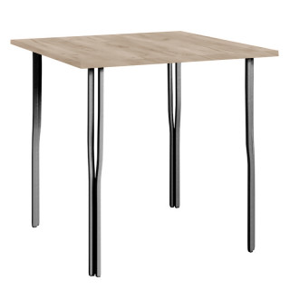 Стол Y-образн.каркас (800х800 столешница 16 мм цв.Люкс) Дуб крафт серый