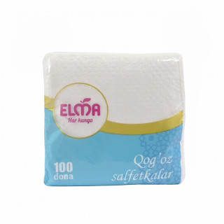 Бумажные салфетки Elma 23х23 100 шт