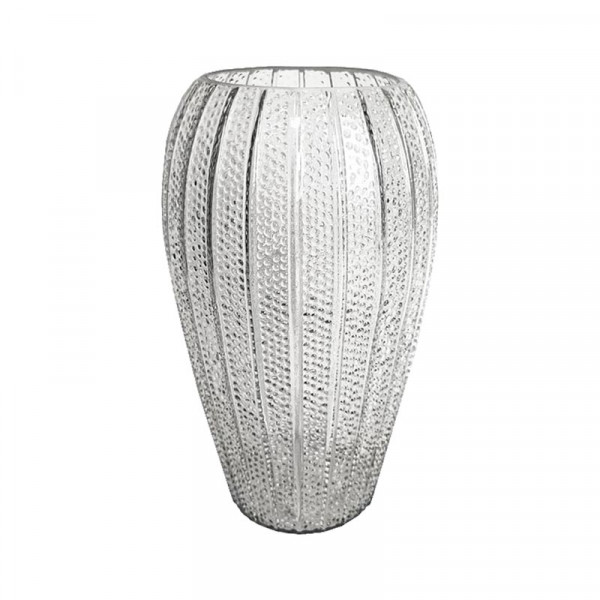 ваза стеклянная 25 см ZD-6039