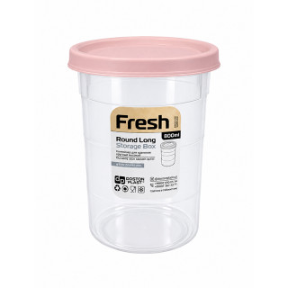 Контейнер для хранения круглый высокий 800 мл "Fresh" 115х115х145мм Арт. М-182