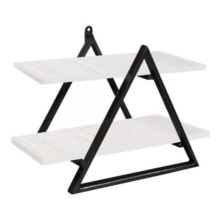 Полка Бене, цвет.каркас м/п ЛДСП бодега светлый