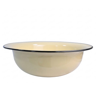 Таз эмалированный 16,0л без рисунка