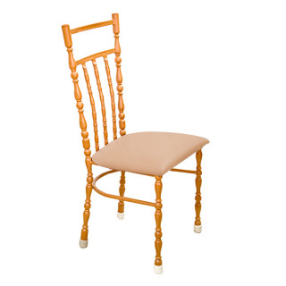 Стул мод.150 (вальц.труба; эф.дерево; Bingo beige)