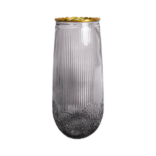 ваза стеклянная 24 см ZD-6057