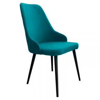 Стул Лемос (спинка пласт.) цв.каркас (гоб.stock (только Bingo/Raund)) бирюзовый (Bingo atlantic)