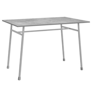 Стол вертикальный цв.каркас (1200*800 столешница 16 мм цв.Люкс) бетон темный