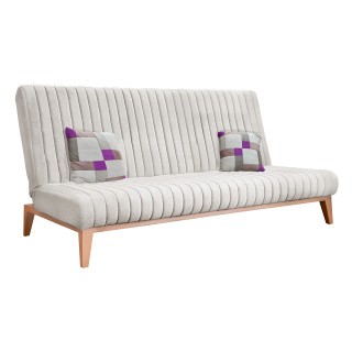 Диван Кельпи "3" (кзам/гобелен Эконом (цв.орех)) гобелен кремовый