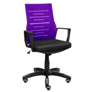 Кресло мод.В-3К (сид.ортопед, из кус.сетки)подл.пл.Н-727,крест.пл.d416/ 670-1 м/п, кол JL фиолетовый
