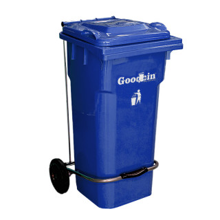 Мусорный бак "Goodbin"  на колесах с педалью (60 л)