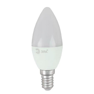 Лампы СВЕТОДИОДНЫЕ ЭКО LED B35-8W-827-E14 R  ЭРА (диод, свеча, 8Вт, тепл, E14) 7546