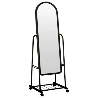 Зеркало напольное на колесиках(арт.А311) черный