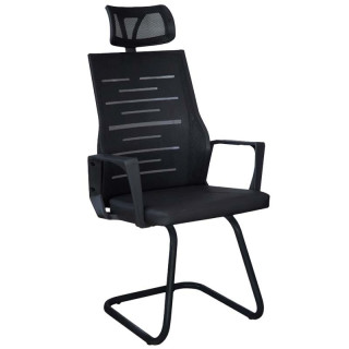 Кресло мод.В-3F подл.пл.Н-727, цв.полозья черный