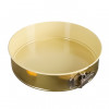 Форма для выпечки торта разъемная с антипригарным покрытием (золото) ФР-24 а/п