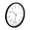 Часы настенные "Классика" (340х340х40, белый/чёрный, Fancy70)